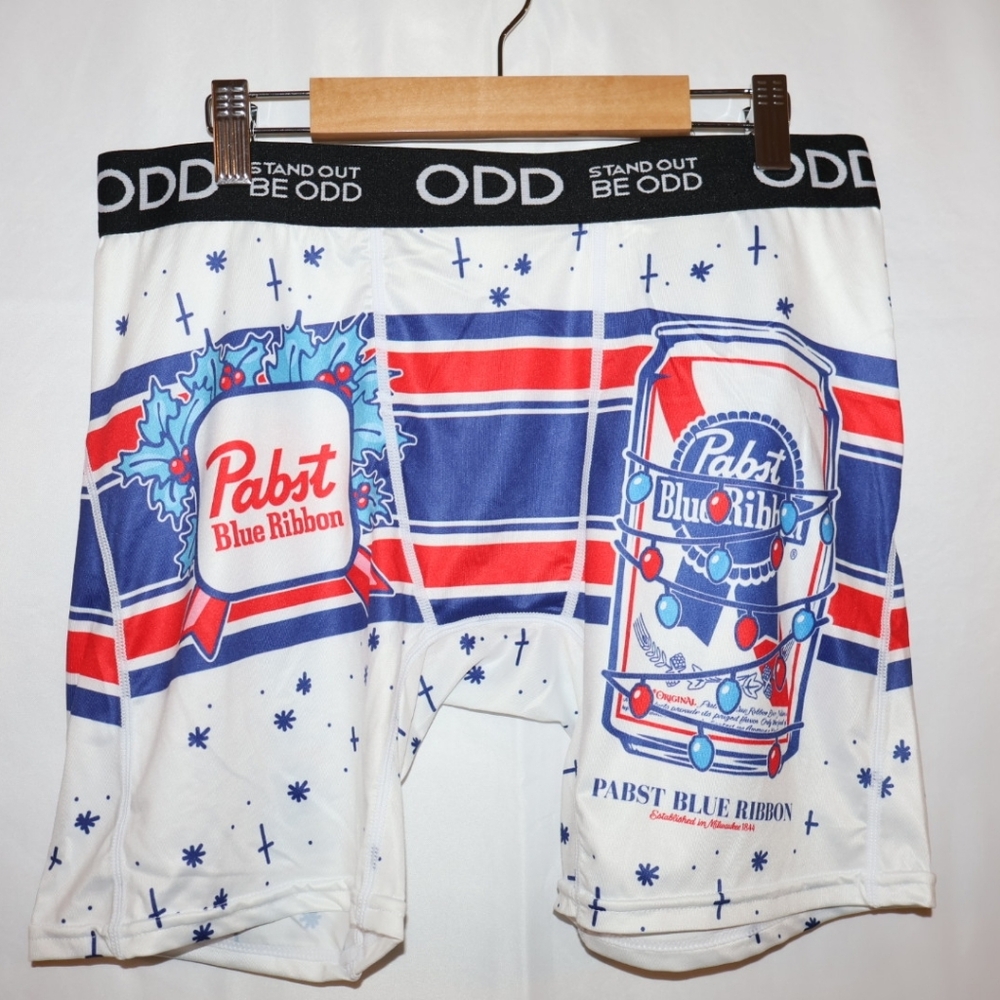 ODD SOX Pabst Blue Ribbon Boxer Briefs. NWT.
